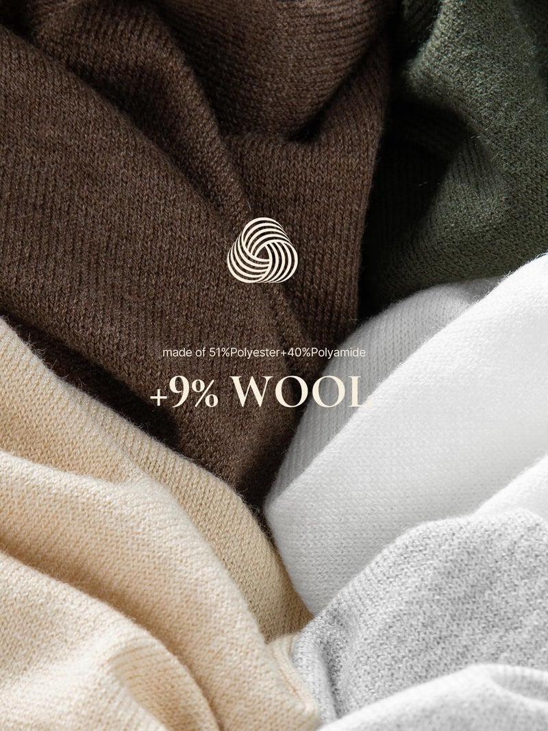 EVALESS Spring Sweaters for Women 2026 Trendy Lightweight Wool Blend Knit Sweaters Cute Long Sleeve Crewneck Bow Graphic Sweater Spring Outfits Pullover Sweater Tops Jet Stream Medium - Image 5