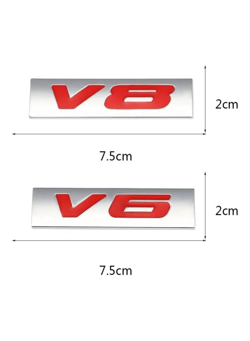 SOLDOUT Car Styling 3D Logo Metal Zinc Alloy Sticker Badge Body Rear Trunk Adhesive Decal Emblem (V6 - Silver BG with Black Font) - Image 2