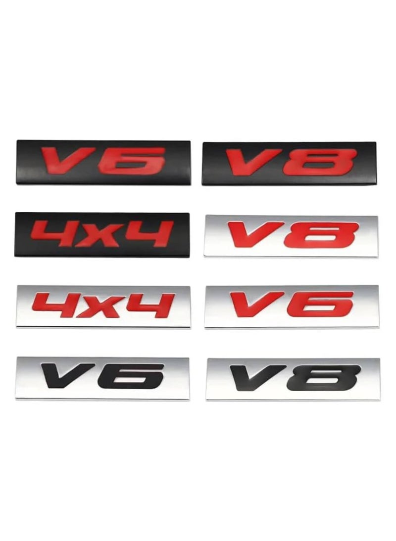 SOLDOUT Car Styling 3D Logo Metal Zinc Alloy Sticker Badge Body Rear Trunk Adhesive Decal Emblem (V6 - Silver BG with Black Font) - Image 3