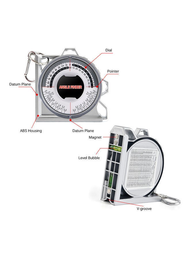 NIBEMINENT Magnetic Angle Finder Silver - Image 3