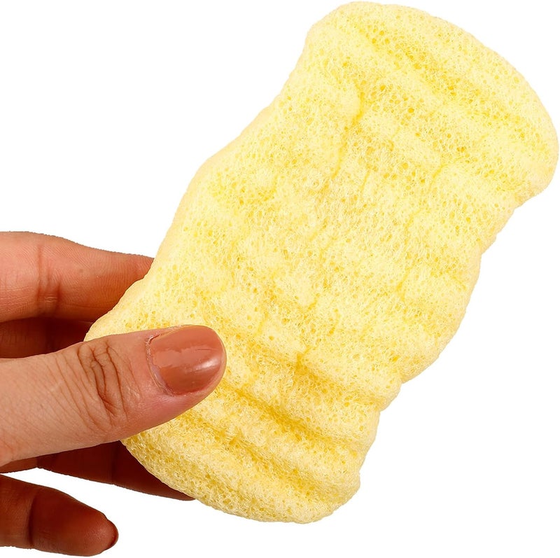 Konjac Bath Sponge Body Cleaning Scrubber Yellow Soft Exfoliating Shower Back Sponge and Adult Bathing Supplies - Image 3