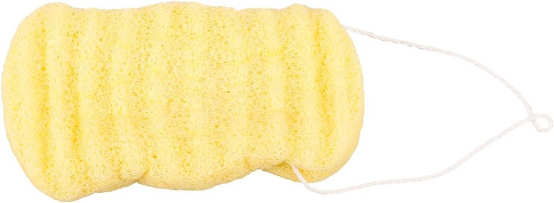 Konjac Bath Sponge Body Cleaning Scrubber Yellow Soft Exfoliating Shower Back Sponge and Adult Bathing Supplies - Image 1
