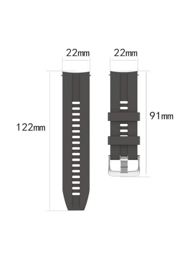 3-Pack Silicone Band for Huawei Watch Watch 4 pro/GT 4 3 2 Pro/GT 2e/GT 4 46mm/GT2 46mm/GT Active/Replacement Straps Silicone Bands Bracelet Watch band Accessory Band for Huawei Watch 4pro/3pro/GTR 4 - Image 5