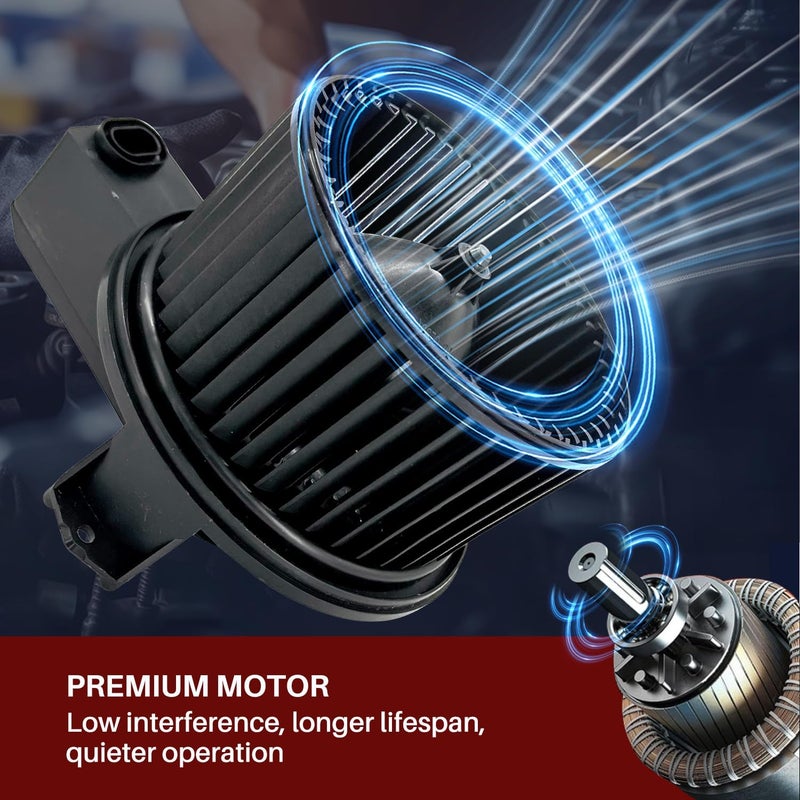 Aspligo AC Heater Blower Motor Fan Assembly for Ford Mustang 2010-2014 - Image 5