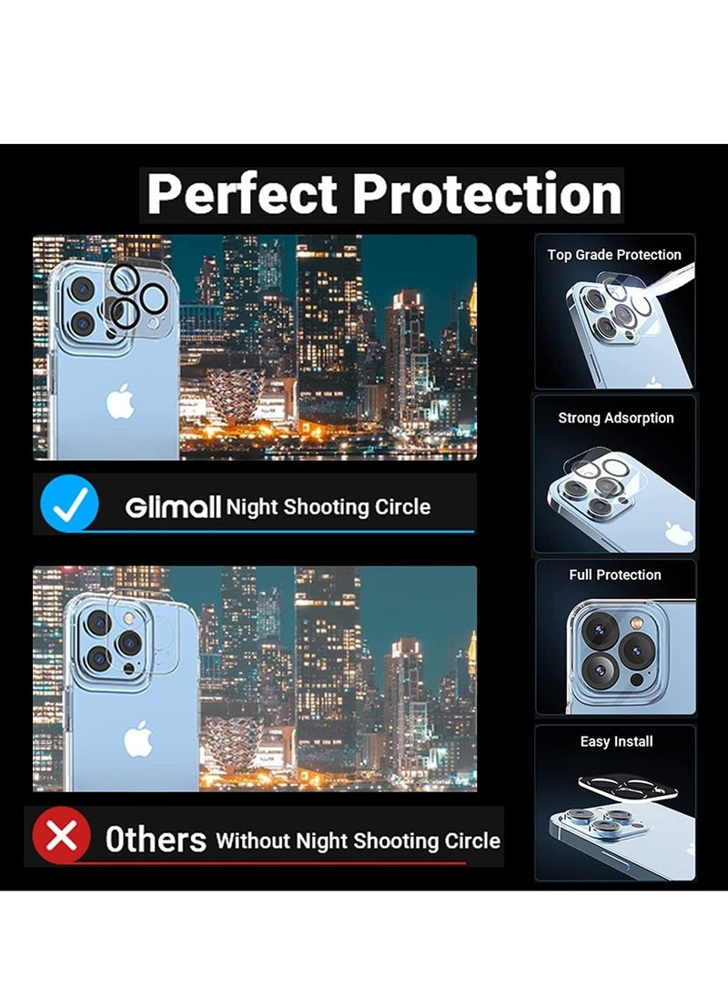 Raxoom [3 in1] Designed for iPhone 13 Pro max Magnetic Case Crystal Clear, with 1 Pcs Tempered Glass Screen Protectors & 1 Pcs Camera Lens Protectors-Transparent (iPhone 13 Pro Max) - Image 5