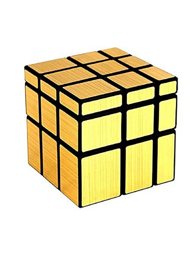 D ETERNAL - Mirror Cube 3X3 Cube High Speed Gold Mirror Magic Cube 3X3 Mirror Cube Brainstorming Puzzle Game Toy, Kids And Professionals - Image 1