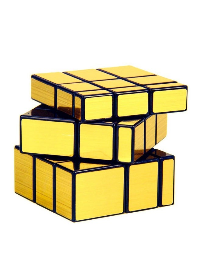 D ETERNAL - Mirror Cube 3X3 Cube High Speed Gold Mirror Magic Cube 3X3 Mirror Cube Brainstorming Puzzle Game Toy, Kids And Professionals - Image 1