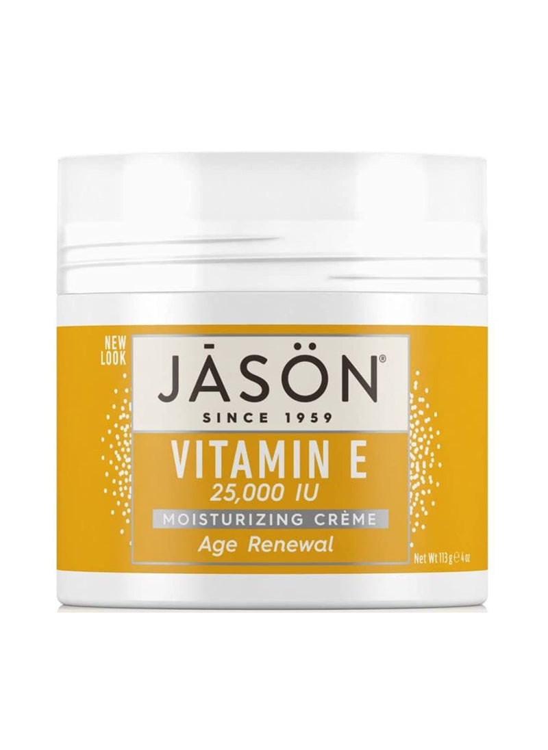 Jason JASON Vitamin E 25, 000 IU Intensive Moisturizing Crème, For Face and Body, 4 Fluid Ounces  - Image 1
