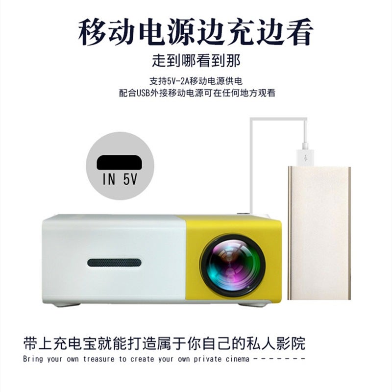 Selling Yg300 Mini Projector Home Hd 1080P Portable Mini Projector Supply - Image 5