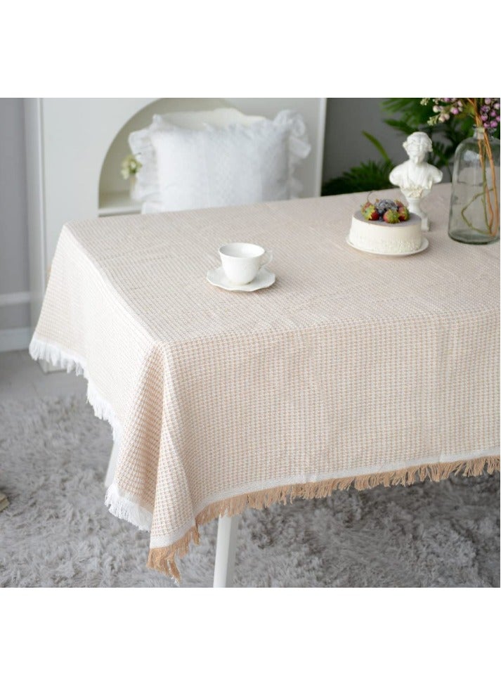 Tablecloth Sofa Covers Blanket Geometrical Knitted Tassels Table Cover for Home Decor Kitchen Dining Buffet - Image 5