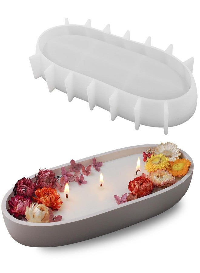 BdelrinQue Candle Mould Silicone, Boat Shaped Candle Making Moulds for DIY Home Decor, Reusable Small Vessel Silicone Mold for Candle Containers and Storage Solution - Image 1