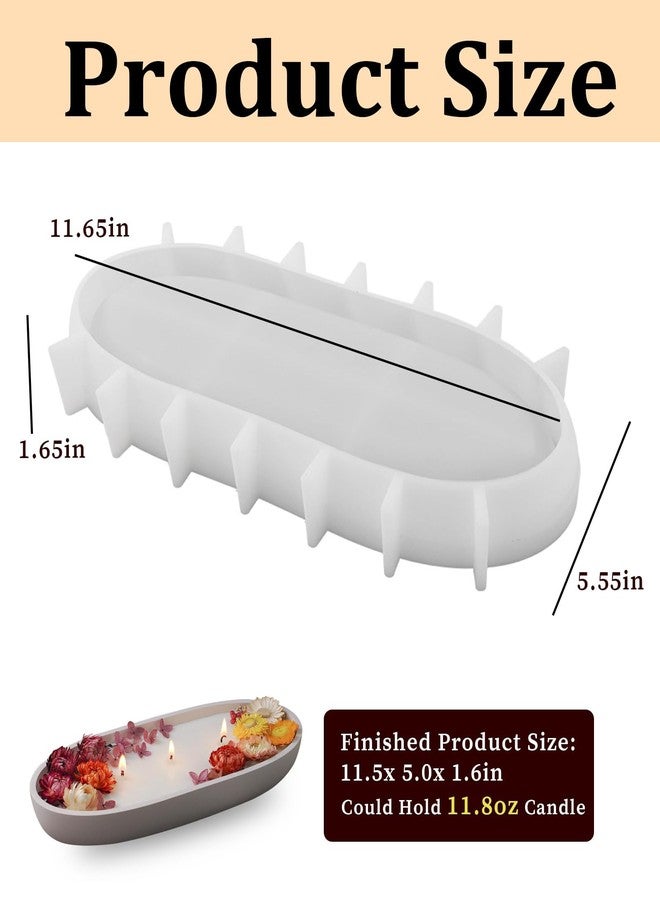 BdelrinQue Candle Mould Silicone, Boat Shaped Candle Making Moulds for DIY Home Decor, Reusable Small Vessel Silicone Mold for Candle Containers and Storage Solution - Image 4