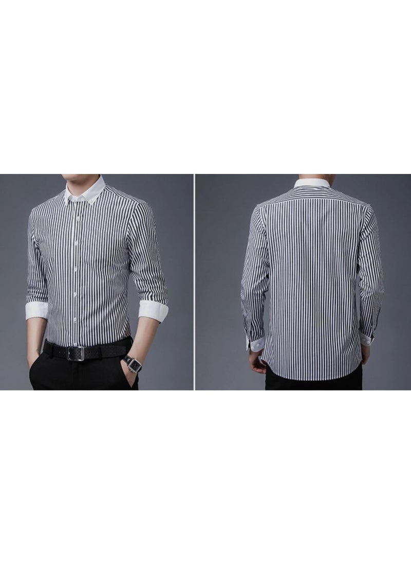 Warrior - Leisure Striped Long Sleeved Shirt - Image 1
