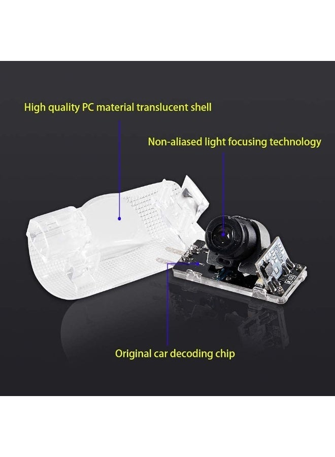 Lexus Car Door LED Logo Projector Lights, 3D Welcome Courtesy Lamp - 4 Pack - Image 3