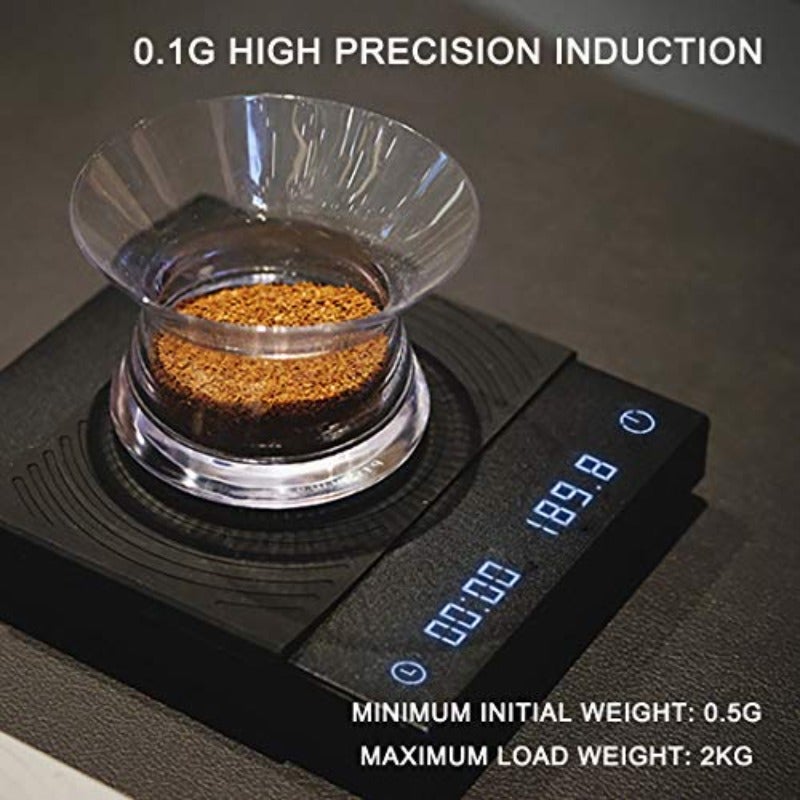 TIMEMORE Digital Coffee Scale with Timer 2000g White - Image 3