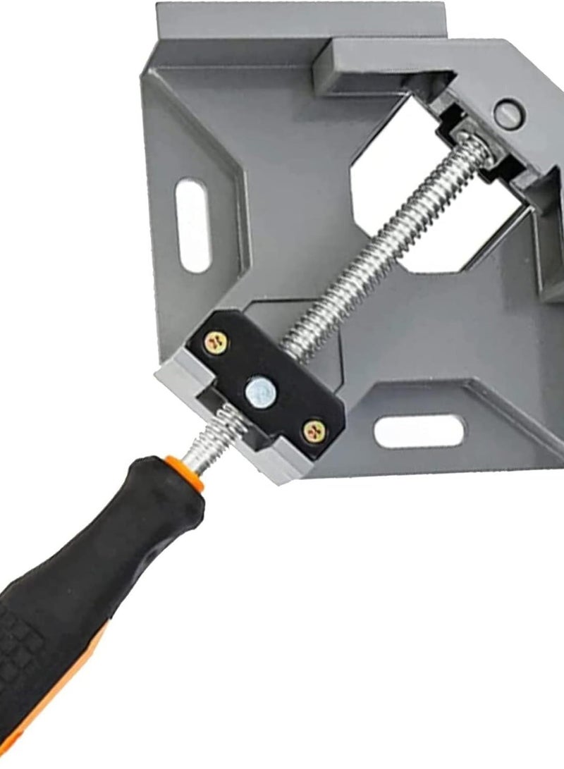 GGOOT Hardware Tool Single Handle Right Angle Clamp Aluminum Alloy Welding Pliers Woodworking Clamp Angle Clamp Fish Tank Photo Frame Tool  - Image 1
