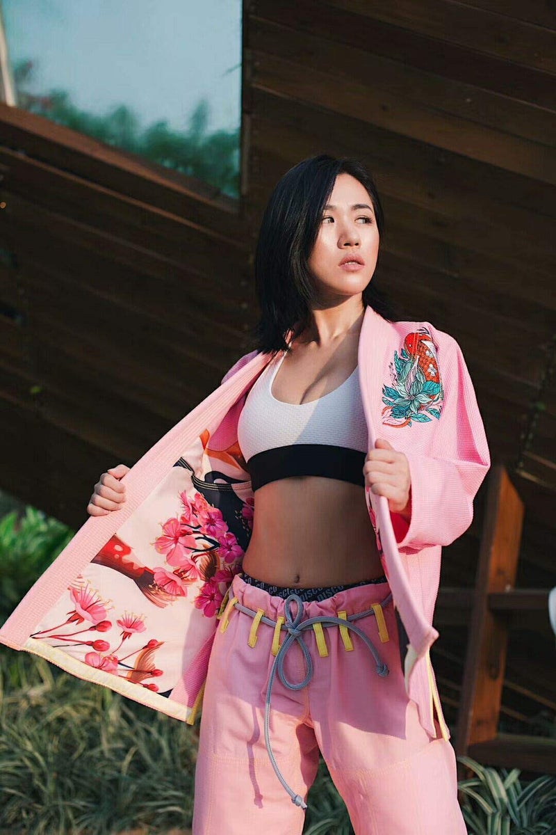 FLUORY Ladies Brazilian Jiu Jitsu Suit Female BJJ Gi Kimonos Women BJJ Uniform - Image 5