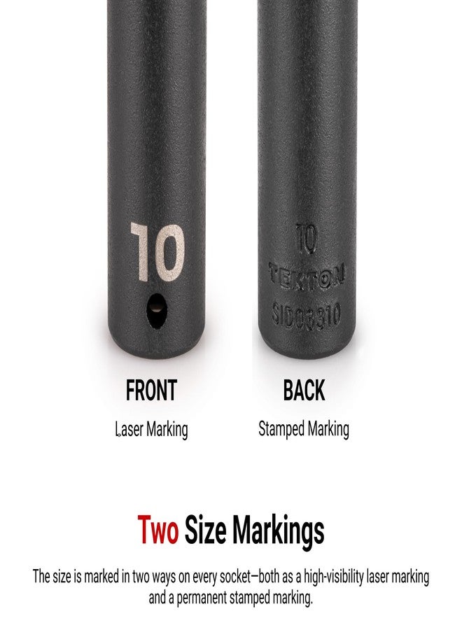 تيكتون مقبس صدمات TEKTON سداسي النقاط، مقاس 1/4 بوصة × 5/8 بوصة | SID03016 - Image 2