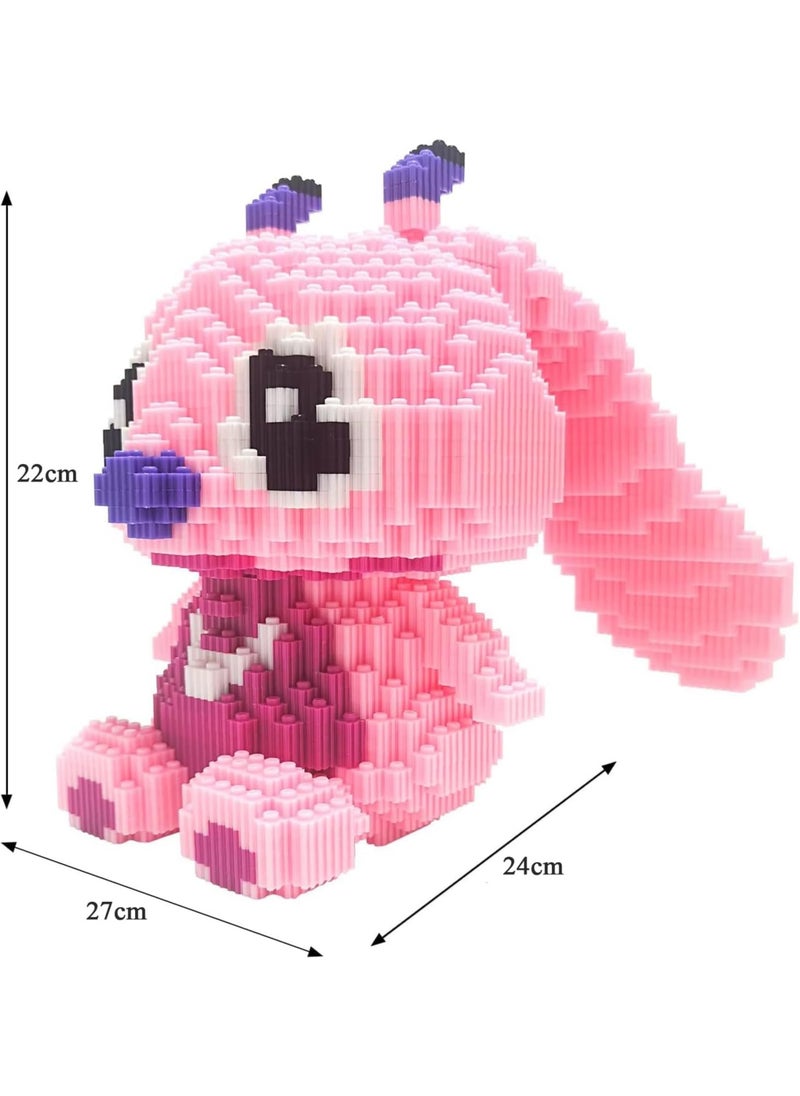 Building Bricks 2000+ Pieces Set - Classic Building Bricks Building Block and Mini Building Blocks for Boys Girls & Adults (Pink)  - Image 2
