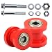 Motcoda 8mm and 10mm Chain Roller Pulley Tensioner Wheel Guide Per for Motorcycle Mini Bike Atv 125cc 140cc 160cc SSR XR125 KLX110 CRF50 Pitster Pit Dirt Bike Parts Red - Image 2