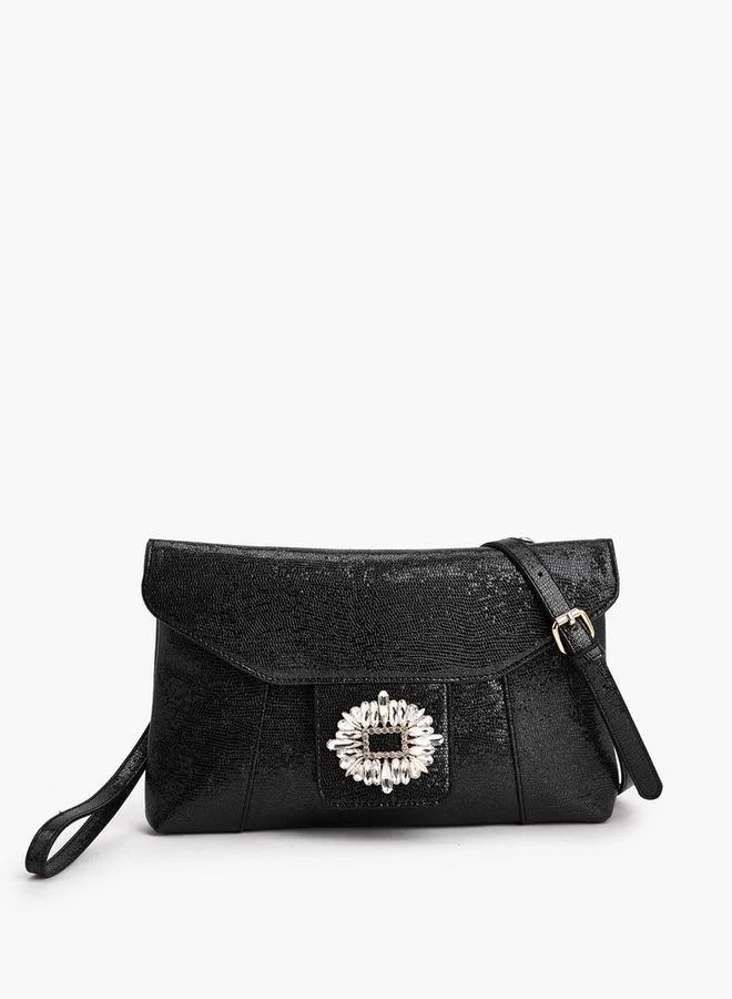 بابريكا Embellished Clutch With Haul Loop