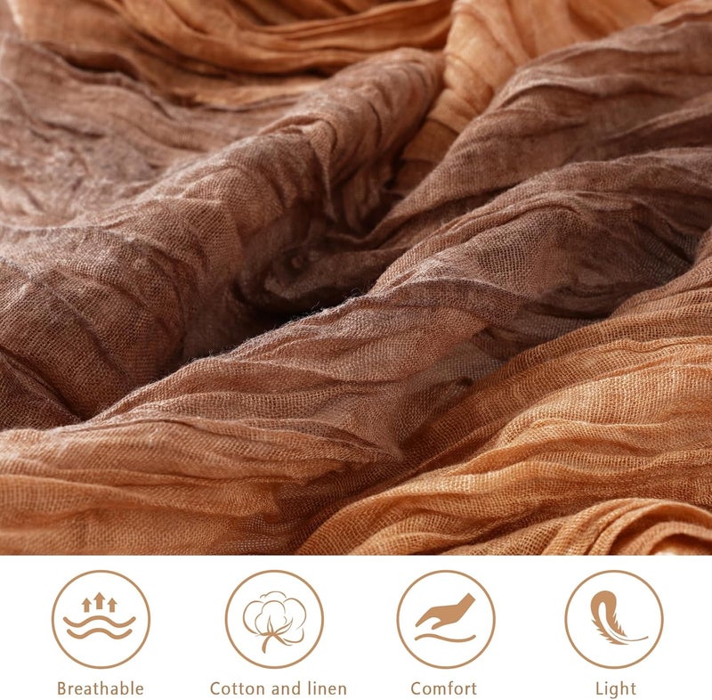 GERINLY وشاح شتوي بتصميم كتلة الألوان للرجال، لفات رقبة طويلة، شال بأسلوب حضري، هدية للرجال - Image 5