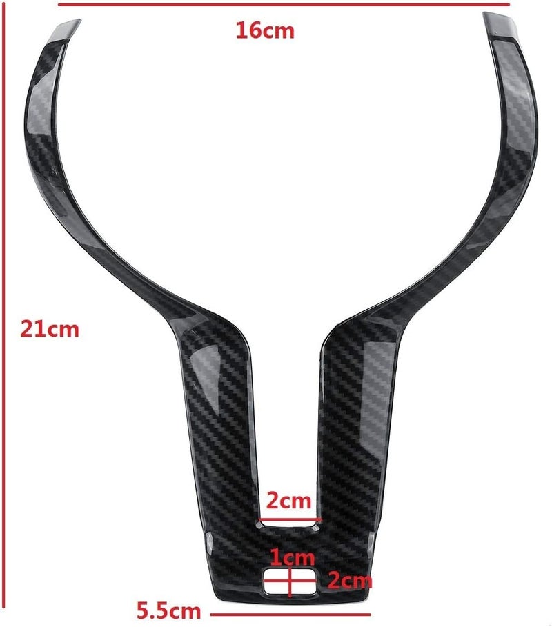 Wivplex Carbon Black Steering Wheel Trim for BMW - Image 2