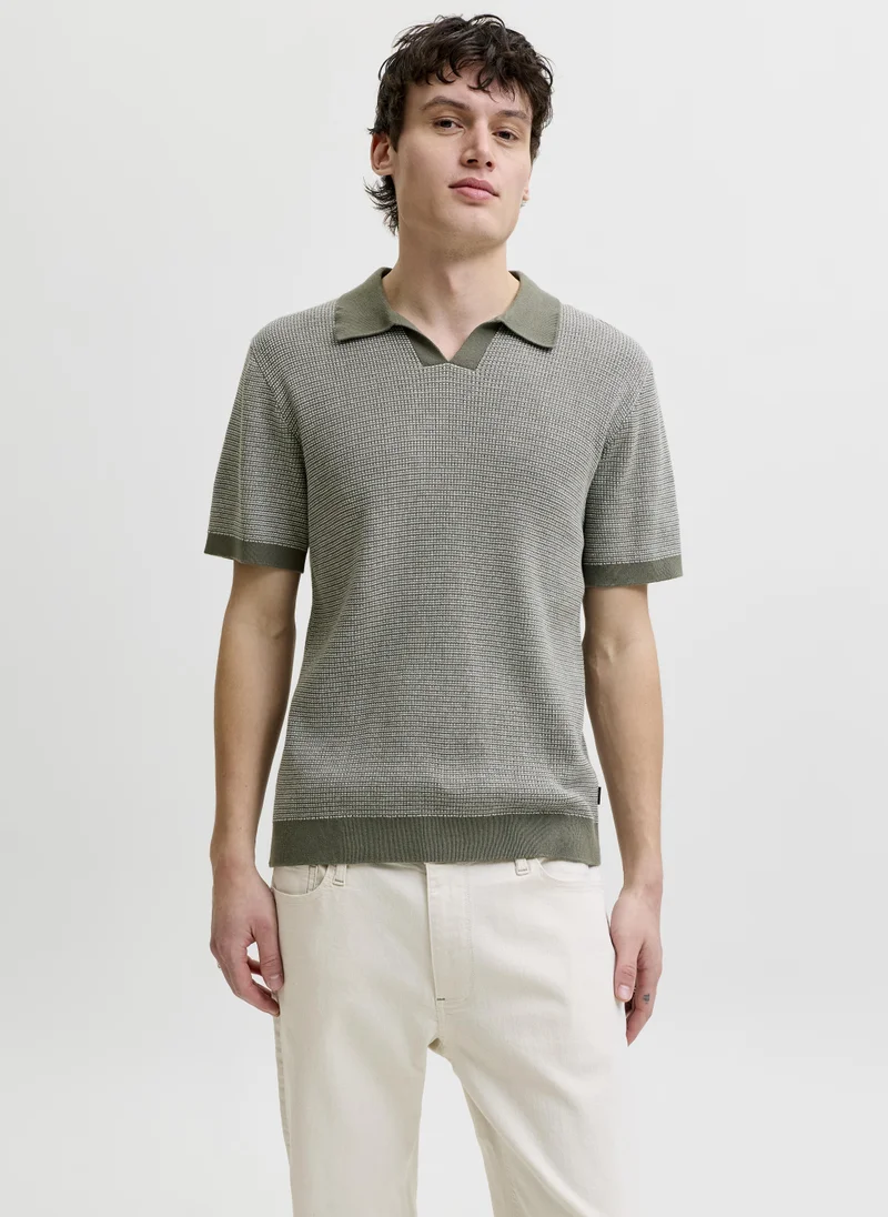 Knitted Short Sleeve Shirt