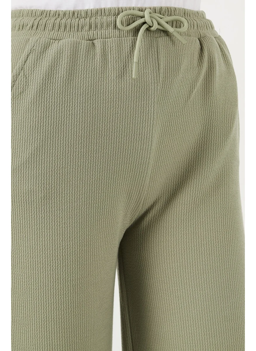 Lela Regular Fit High Waist Wide Leg Trousers Women's Trousers 5865882