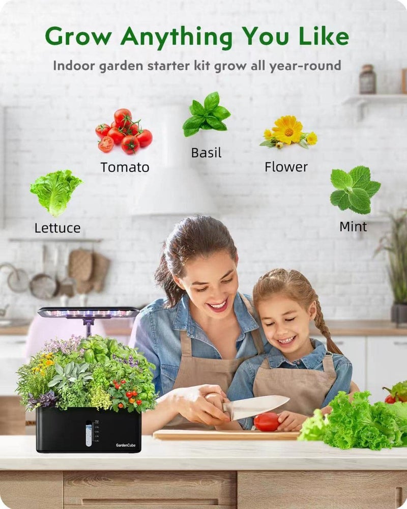 GARDENCUBE 160pcs Hydroponic Pods Kit Grow Anything Kit with 40 Grow Sponges, 40 Grow Baskets, 40 Grow Domes, 40 Pod Labels - Compatible with Hydroponics Supplies from All Brands - Image 5