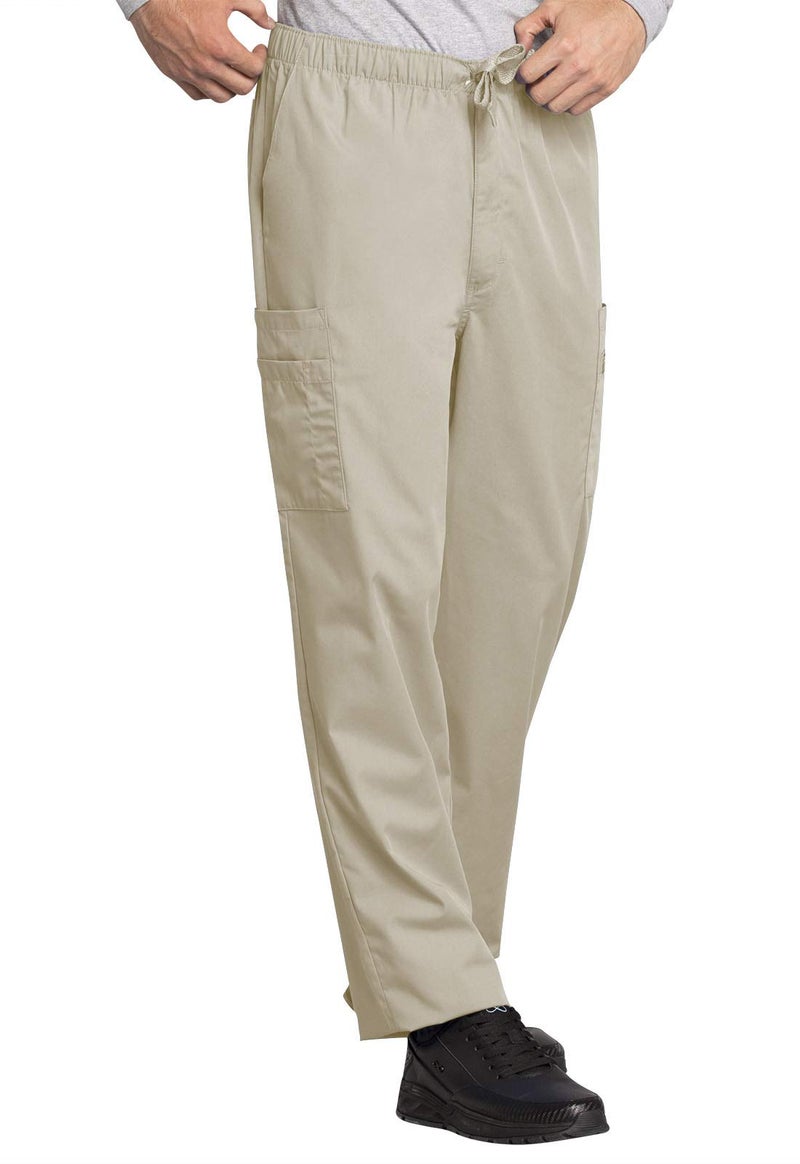 Cherokee Men's Originals Cargo Scrubs Pant, Khaki, X-Large Short - Image 5
