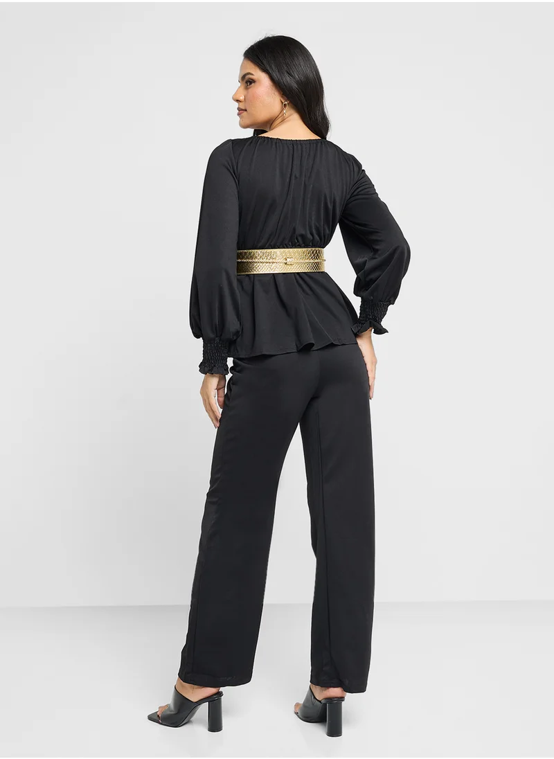 ايلا Off Shoulder Top & Pant Set