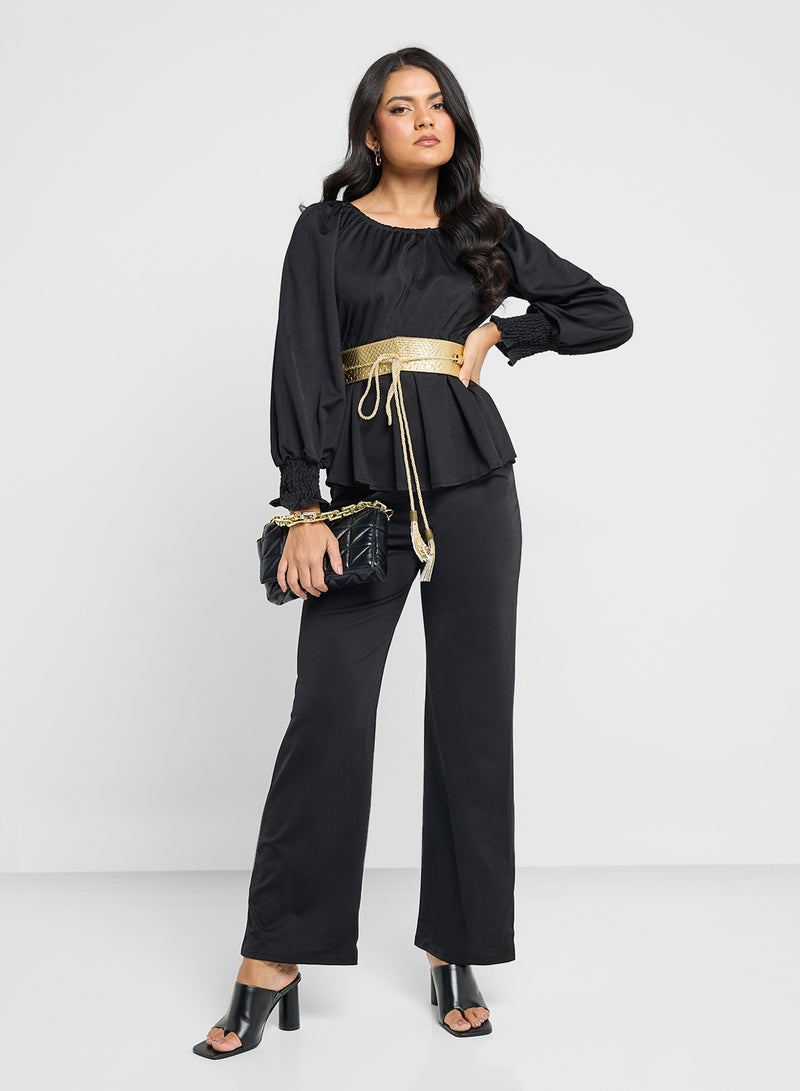 ELLA Off Shoulder Top & Pant Set - Image 5