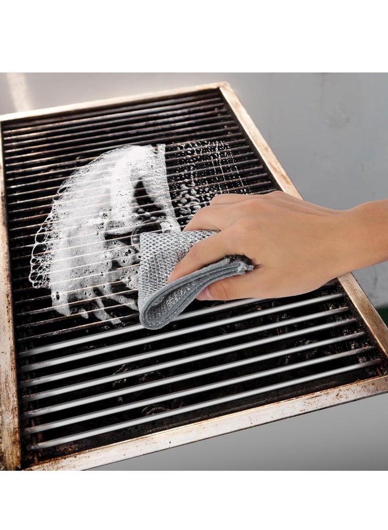 ماركة غير محددة Aluminum dishwashing sponge for cleaning dishes, 1 piece  - Image 3