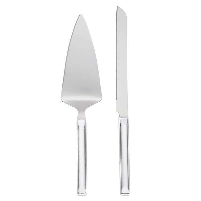 Kate Spade New York Kate Spade New York Key Court Dessert Server Set 100 LB Metallic 