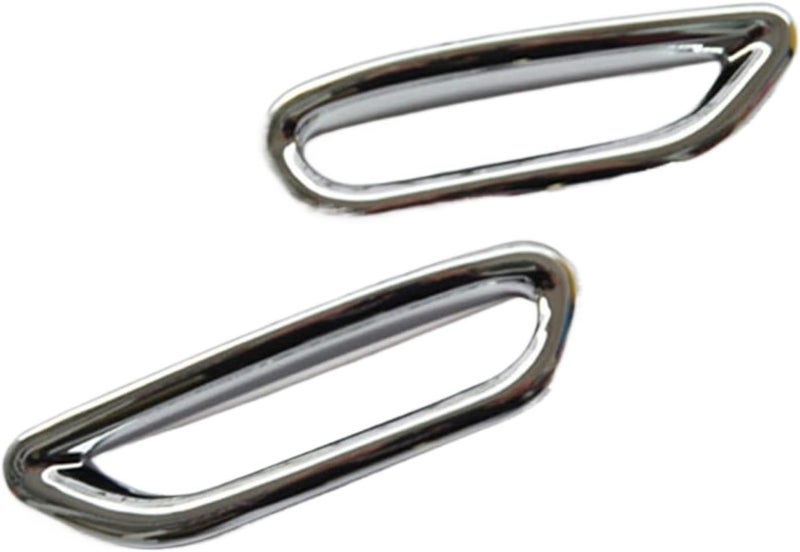 QASULER Chrome Rear Fog Light Lamp Covers for Nissan Qashqai J11 - Image 1