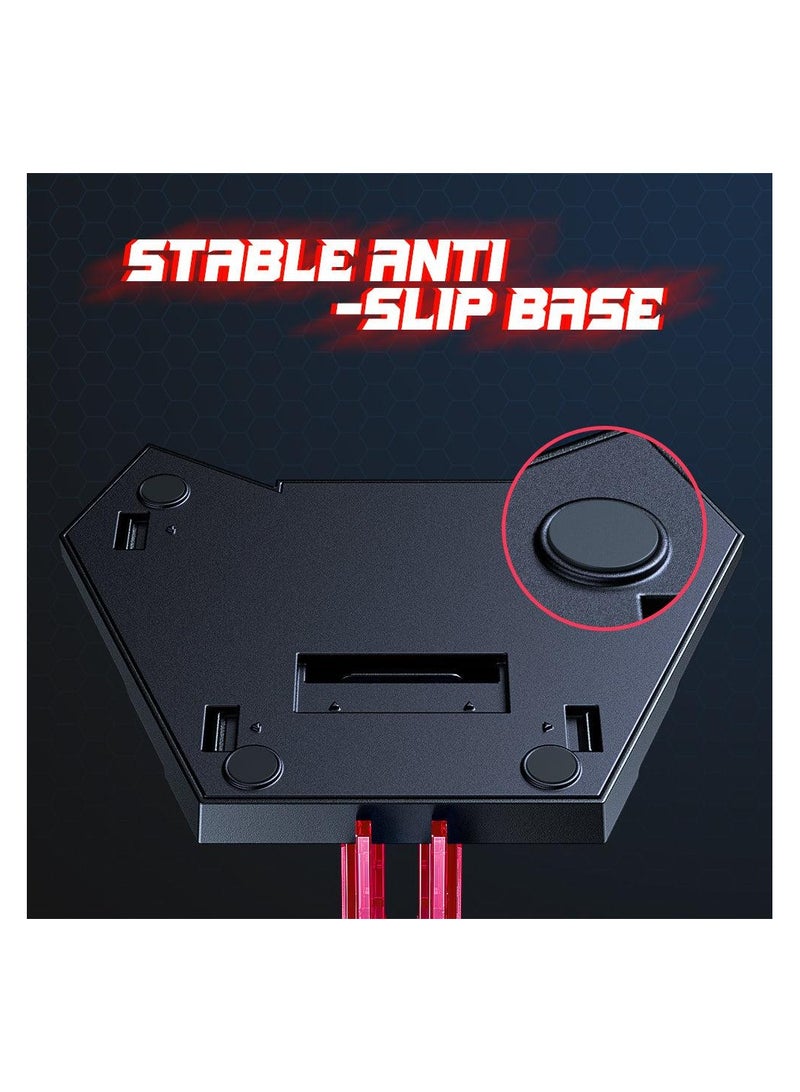 أونيكوما حامل سماعات الألعاب المعلق على الرأس من ONIKUMA ST-3 مصنوع من الأكريليك - Image 4