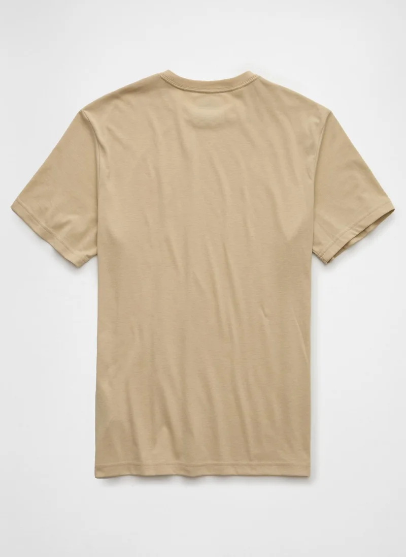 American Eagle Logo Detail Crew Neck T-Shirt
