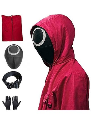 Squid Game Red Jumpsuit Costume with Belt, Gloves and Circle Mask - pzsku/ZB368B4C307540112DC62Z/45/_/1640015885/7b0af62e-4c97-46fd-acff-88912dc1aa94