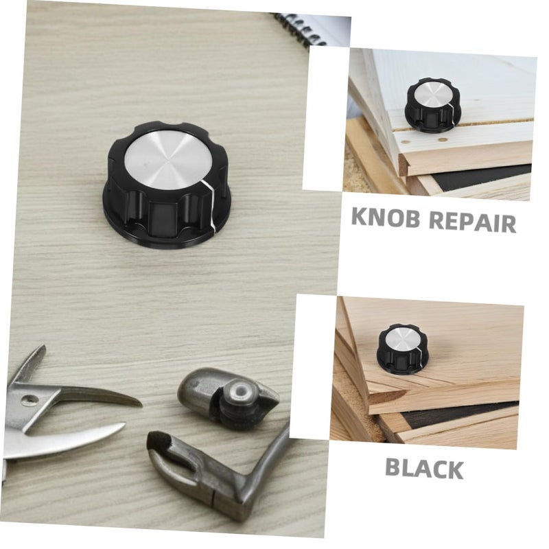 6 Pcs Black Replacement Knobs for Air Fryer Pressure Cooker Electric Stove and Oven - Image 4