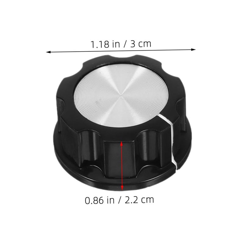 6 Pcs Black Replacement Knobs for Air Fryer Pressure Cooker Electric Stove and Oven - Image 3