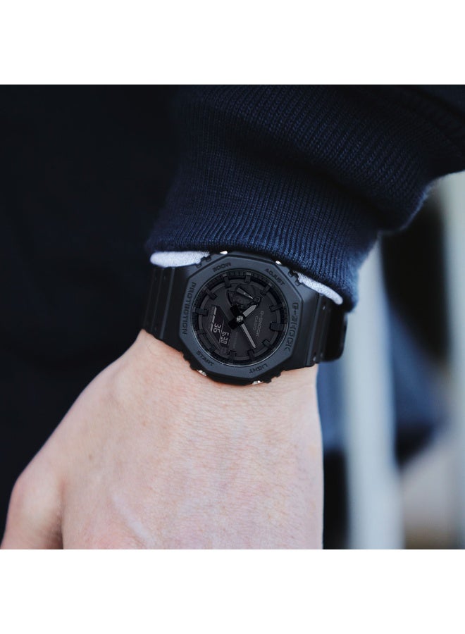 CASIO G-Shock Black Men's Watch Fashion Analog Digital Quartz Watch GA-2100-1A1 - Image 4