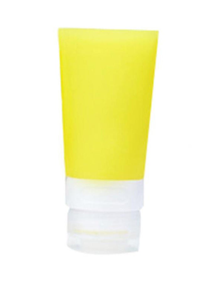 NIBEMINENT Travel Bottle Shampoo Cosmetic Container Yellow