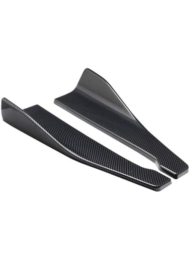 Universal Car Side Skirt Bumper Spoiler Splitter Protector Carbon Fiber Look For Seat Leon Mk1 Peugeot 307 Cc - Image 2
