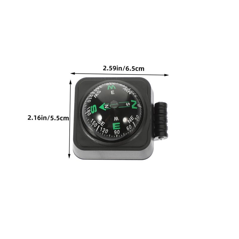 3Pcs Adjustable Car Compass Ball For Dashboard Navigation Portable Direction Guide For Car Boat Motorcycle Adhesive Mount Interior Accessory Outdoor Use - Image 3