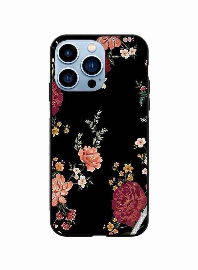 VR CREATIVE Protective Case Cover For Apple iPhone 13 Pro Flower Design Multicolour - Image 1