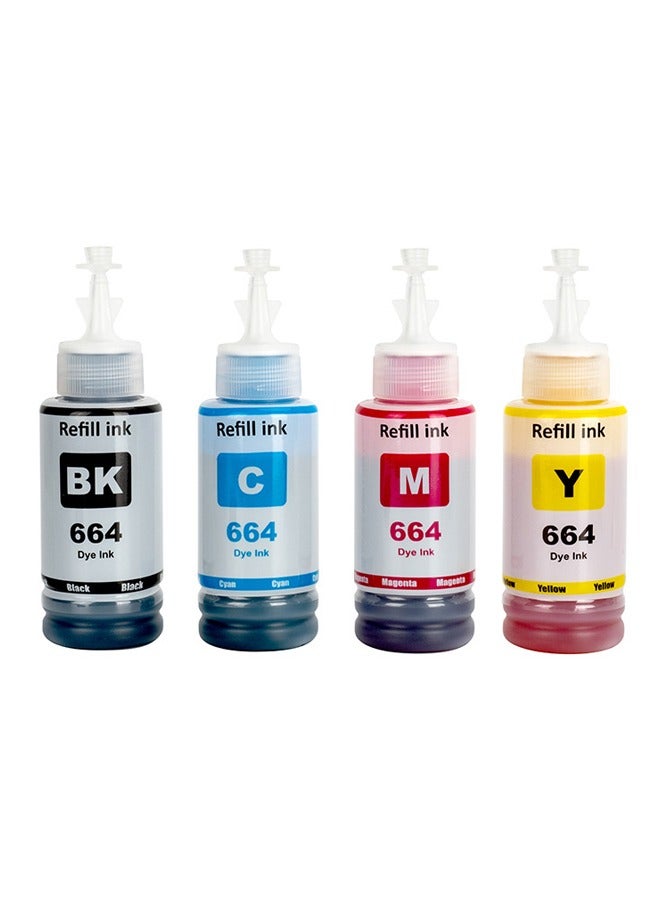 Ink Set 664 for Epson for EcoTank Printer L210 L220 L300 L355 L365 L555 L1300  - Image 1