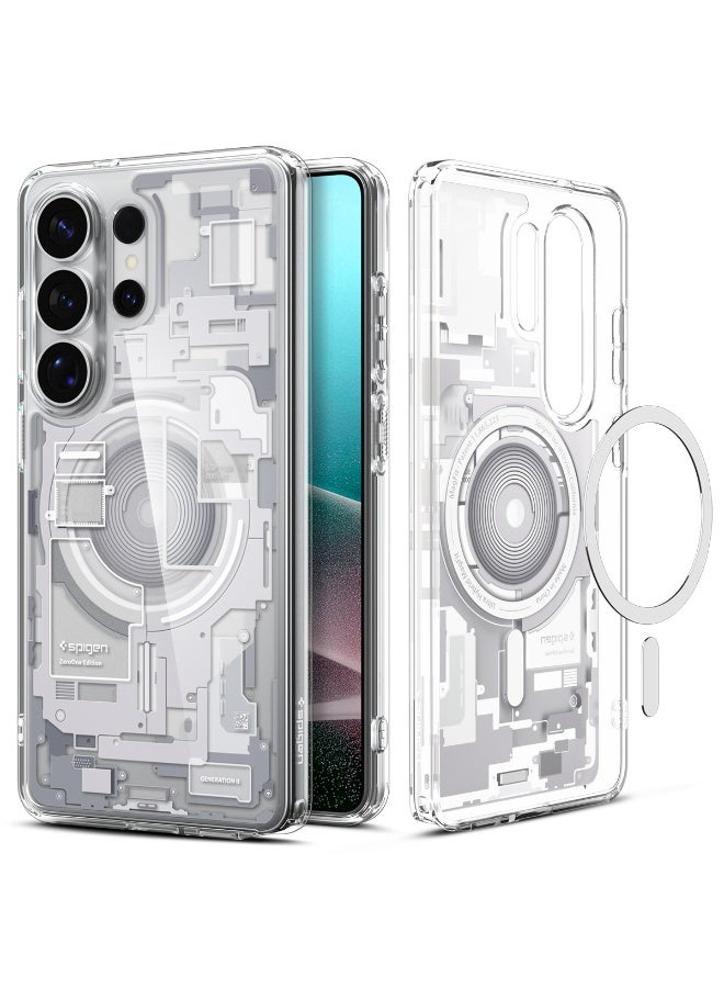 Spigen Ultra Hybrid MagFit for Samsung Galaxy S26 ULTRA case cover [MagSafe compatible] (2026) - Zero One White