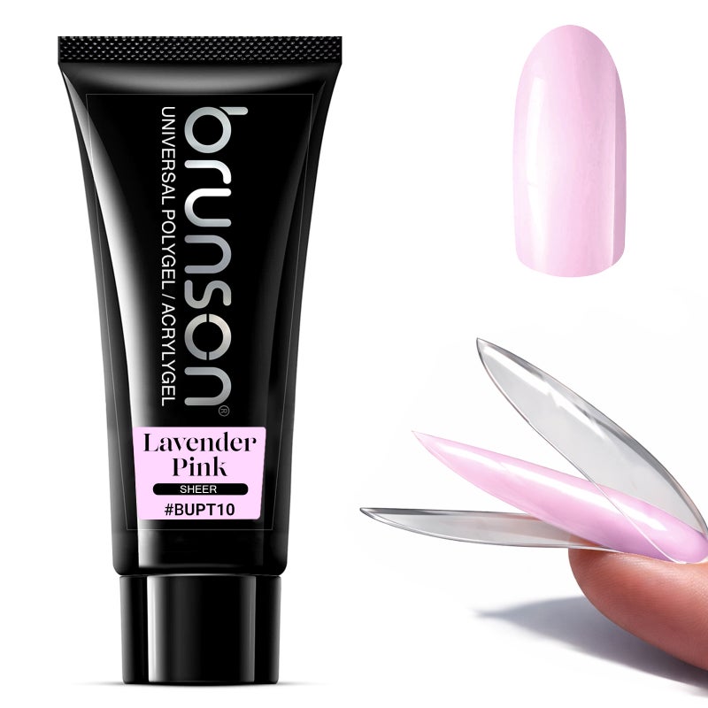 Polygel for Nails 100g- Brunson Universal Poly Gel Nail Builder Extension for Nail Art Design – High-Viscosity Builder Gel - Professional Acrygel for Nail Extensions | Sandwich Dual Form Technique