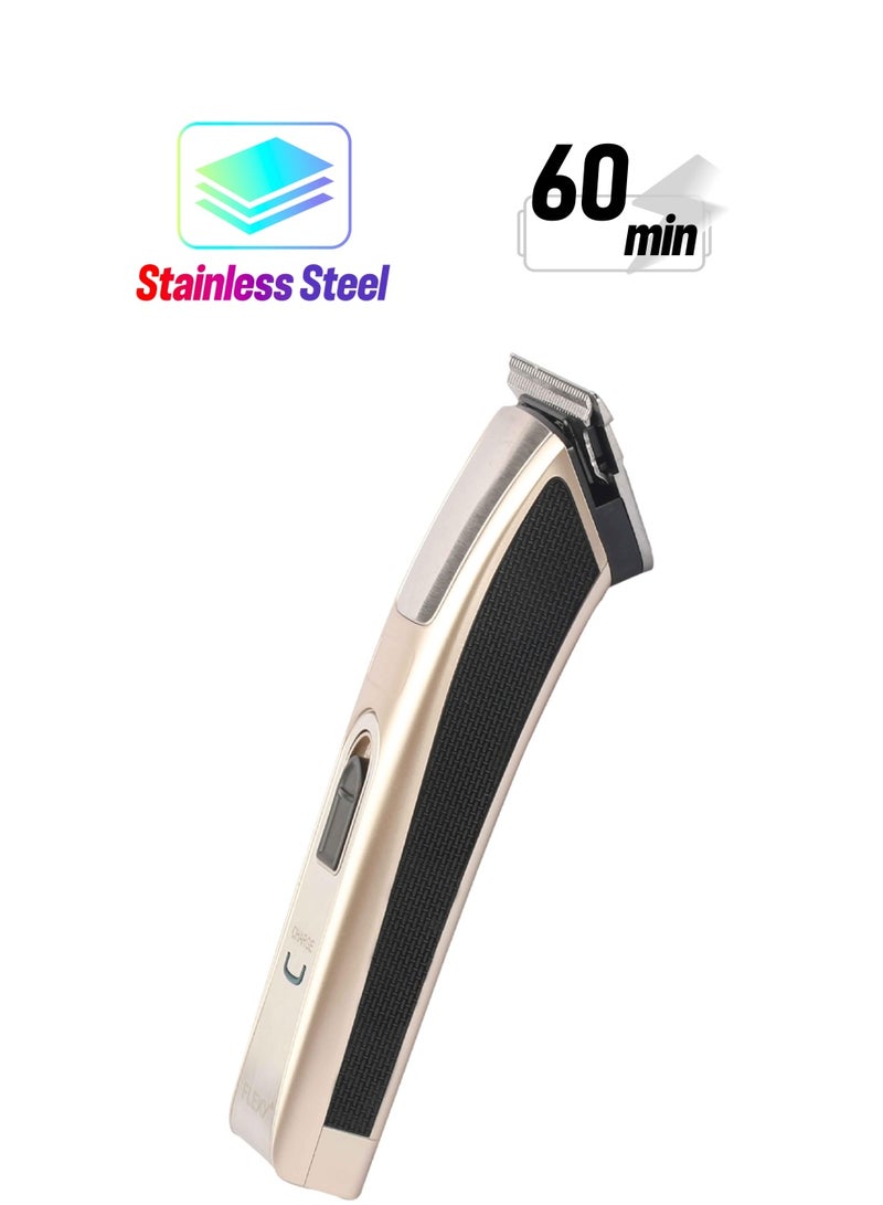 Flexy FLEXY Professional Trimmer: Stainless Steel Blades, High-Speed Silver Alloy Motor, 8-Hour Charge for 60 Min Cordless Use, Ni-Cd Battery, Charging Indicator, 2-Year Warranty  - Image 1